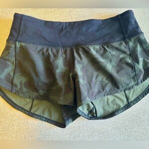 Lululemon Lined Shorts- Camo